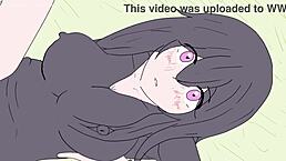 Ender Chan被Steve钻入Minecraft hentai卡通色情2D