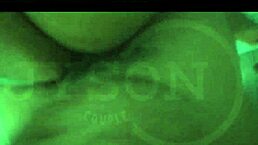 A beautiful black girl enjoys fucking huge black cock in missionary.