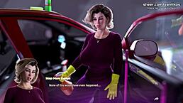 I got stuck, stepmom, and stepson took over in hentai game