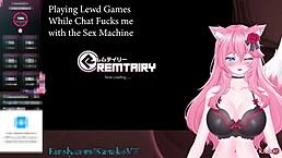 Horny Catgirl Kanakovt Vibed and Teased Before Cumming Hard