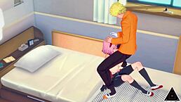 uhh, koikatsu sakura from naruto bangin hard in uncensored anime, so hot!