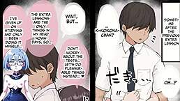 Voluptuous kokona-chan dates in the game, feeling curvy and ignorant