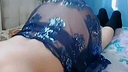 Big Ass White Boy Dancing Sexy in Crossdresser Sissy Style!