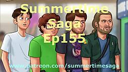 summertime saga episode 155 unfolds in the anime world