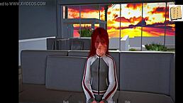 my new family 34 with big tits and ass in this hentai game