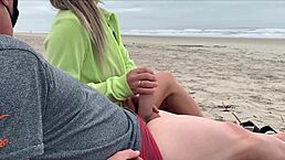 Passers-by stared while she rode me to cum in public anal!  