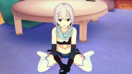 Chris Petite 18+ With Small Tits Craves Intense Sex In Konosuba Hentai