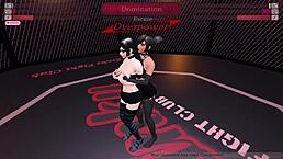 Gawthicc battles Julia in the wild kinky fight club T1R30