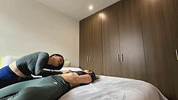 Two Women Explore Bodies in Lesbian Sex Play