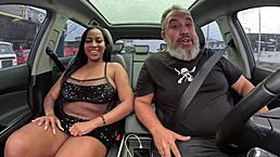 A Mulata Grandona Peituda Carioca Leticia Barberino Delivers Wild Brazilian Action in Carona!