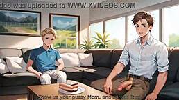 I crave my Latina bimbo stepmom with two teen studs