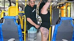 Morena Groped by Big Cock on Crowded Bus