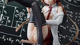 Anime Character Gets Wild with Hardcore Toy Action in Hot Compilation Scene.