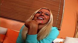 Blonde Mom Drilled Hard in Stockings and Heels