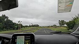 Blowjob to stepbrother in car caught