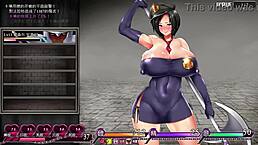 Karryn in prison for the 20th time in this hentai game