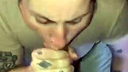 Watch This Amazing Deepthroat Blowjob With Natural Tits And Sloppy Handjob