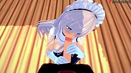 hey, belfast invited me for lunch in this azurlane pov. watch the full fantasy movie on sheer fantasyking3 now!