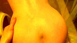 amateur busts pussy in shower fun