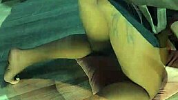 Family taboo unfolds as pervy step-uncle bangs innocent Leyne Rodriguez while home alone.