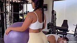 Perfect Sweaty Bodies Heating Up at the Gym