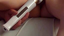 Richelle rose masturbates with vibrator in 4k, cumming multiple times suggestively.