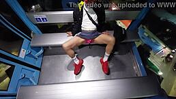 tranny pulls out dick on cablebus exhibition