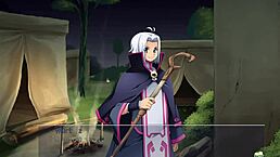 ingrid ep 2 got me hooked, playing with her massive cartoon boobs