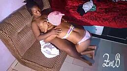 girls explore lesbian intimacy through fingering for the first time in homemade setting