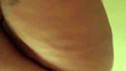 Ebony BBW strips and teases with ease