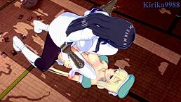 斑鸠和黄泉狂野扶她性爱 - 闪乱神乐动漫