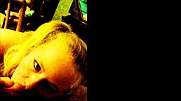 Big Tits Blonde In Pigtails Gives Dirty Blowjob And Handjob For Cumshot