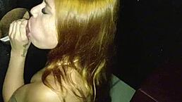 My boyfriend took me to gloryhole first time. 'Want strangers to suck you?'