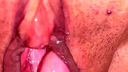 Amateur pink pussy exposed 113 days after first time