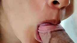 Japanese teen sucks cock eagerly while parents sleep nearby