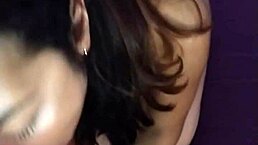 almost finishing in the mouth of a beautiful young woman