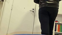 Playing with Huge Cock and Ass on Chair! 😍