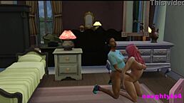 Oops, caught my futa roommate jerkin' and got assfucked hard!