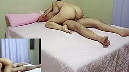 Brazilian couple bangs with wild heat in bed. damn, that ride and wet action!