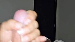 she's tired but gives me a handjob and cum for total relaxation