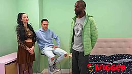 Hell yeah! Vampirosa and her cuckold boyfriend go wild fucking a black stud!