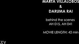 i'm overwhelmed backstage with daruma rai and marta villalobos getting rough deepthroat and gaping