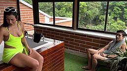 Cheating Latina wife Kylei Ellish with huge ass pounded hard in spa