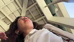 asked my friend to finish on my face in public cafe for cumwalk