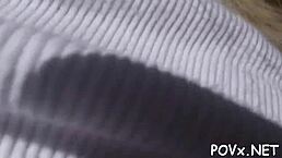 look at this shaved pussy getting pounded by a hard cock, so sexy and intense.