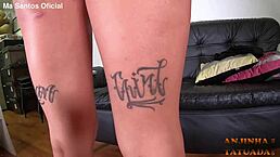 vídeo de verificação de pornstar com tattoo