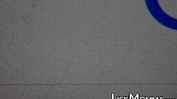 how does redhead stepmom scissor teen subslut after licking?