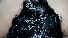 Babando no pau do amigo do meu marido? BBW latina girlfriend in homemade cuckold scene with roommate