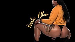 Deep blow job and ass worship in the shower with an ebony beauty