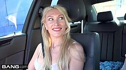 Hey, wanna see Russian milf Angelina Bonnet flash tits in public?